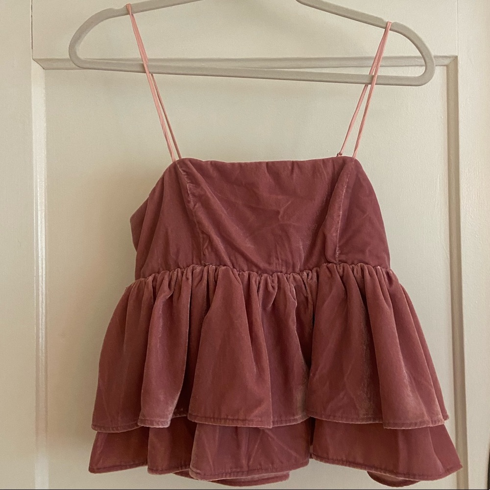 Pink Satin Tank, S